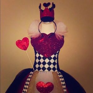 Queen of hearts inspired tutu
